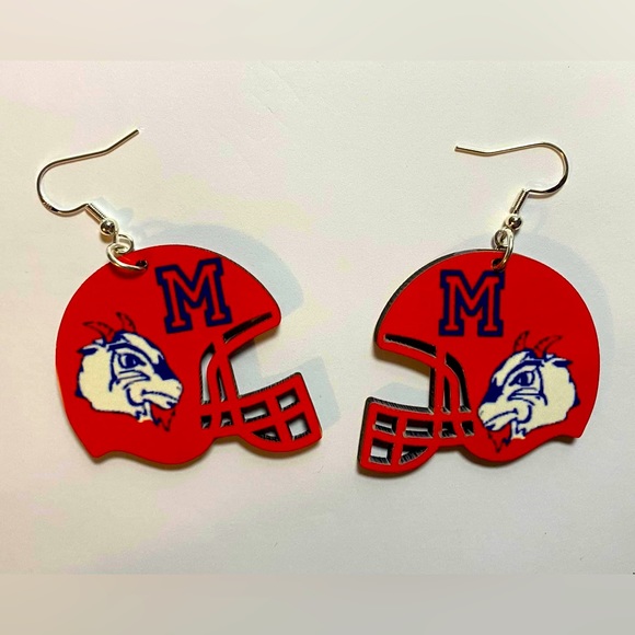 EarRings - foot ball - Picture 1 of 1